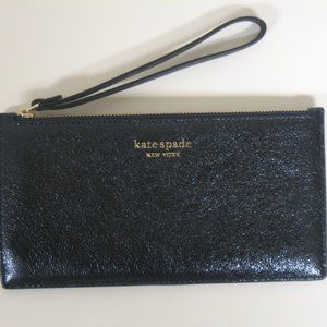 BRAND NEW!  kate spade new york spencer metallic phone wristlet in blue